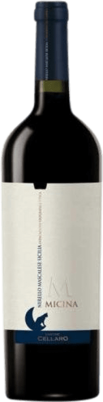 8,95 € Free Shipping | Red wine Cellaro Micina D.O.C. Sicilia Sicily Italy Nerello Mascalese Bottle 75 cl