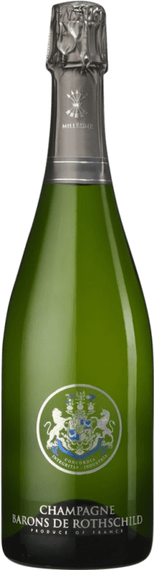 104,95 € 免费送货 | 白起泡酒 Barons de Rothschild 香槟 A.O.C. Champagne 香槟酒 法国 瓶子 75 cl