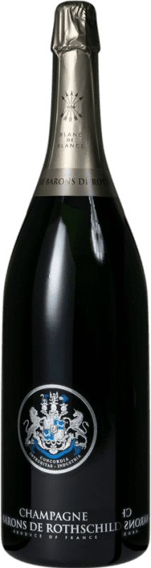 823,95 € 送料無料 | 白スパークリングワイン Barons de Rothschild Blanc de Blancs Brut A.O.C. Champagne シャンパン フランス Chardonnay ボトル Jéroboam-ダブルマグナム 3 L