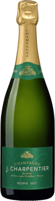 79,95 € Envio grátis | Espumante branco J. Charpentier Brut Reserva A.O.C. Champagne Champagne França Nebbiolo, Pinot Meunier Garrafa Magnum 1,5 L