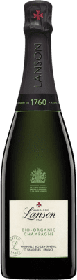 43,95 € Бесплатная доставка | Белое игристое Lanson Le Green Label Organic брют A.O.C. Champagne шампанское Франция Pinot Black, Chardonnay, Pinot Meunier бутылка 75 cl