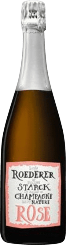 133,95 € Envío gratis | Espumoso rosado Louis Roederer Rosé Brut Nature A.O.C. Champagne Champagne Francia Pinot Negro, Chardonnay, Pinot Meunier Botella 75 cl