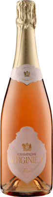 77,95 € Kostenloser Versand | Rosé Sekt Virginie Taittinger Seco — Trocken Rosé A.O.C. Champagne Champagner Frankreich Nebbiolo, Chardonnay, Pinot Meunier — Schwarzriesling 75 cl