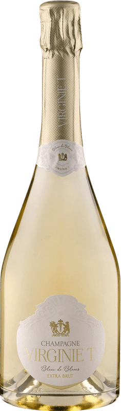 104,95 € 免费送货 | 白起泡酒 Virginie Taittinger Extra Brut — 特干型起泡酒 Blanc de Blancs A.O.C. Champagne 香槟酒 法国 Chardonnay — 莎当妮 75 cl