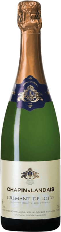 11,95 € 送料無料 | 白スパークリングワイン Chapin & Landais Brut A.O.C. Crémant de Loire ロワール フランス ボトル 75 cl