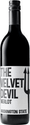 21,95 € Envío gratis | Vino Tinto Charles Smith The Velvet Devil Washington Estados Unidos Merlot, Syrah, Cabernet Sauvignon, Malbec 75 cl
