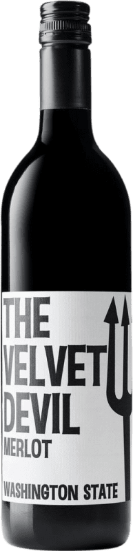 19,95 € 免费送货 | 红酒 Charles Smith The Velvet Devil Washington 美国 Merlot, Syrah, Cabernet Sauvignon, Malbec 瓶子 75 cl