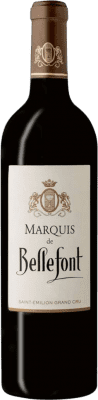 29,95 € Envio grátis | Vinho tinto Château Bellefont-Belcier Marquis de Bellefont A.O.C. Saint-Émilion Grand Cru Bordeaux França Merlot, Cabernet Franc Garrafa 75 cl