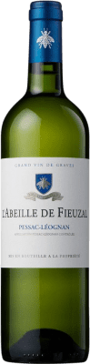 29,95 € Envío gratis | Vino blanco Château de Fieuzal L'Abeille de Fieuzal A.O.C. Bordeaux Burdeos Francia Nebbiolo, Sauvignon Blanca Botella 75 cl