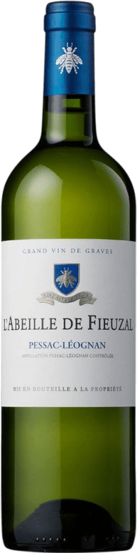 46,95 € Spedizione Gratuita | Vino Bianco Château de Fieuzal L'Abeille de Fieuzal A.O.C. Bordeaux bordò Francia Nebbiolo, Sauvignon Bottiglia 75 cl