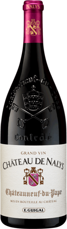 73,95 € Free Shipping | Red wine Château de Nalys Rouge A.O.C. Châteauneuf-du-Pape Rhône France Grenache, Nebbiolo, Mourvèdre, Counoise Bottle 75 cl