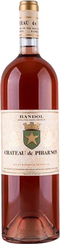 85,95 € 免费送货 | 玫瑰酒 Château de Pibarnon Rosé A.O.C. Côtes de Provence 普罗旺斯 法国 Monastrell, Mourvèdre, Cinsault 瓶子 Magnum 1,5 L