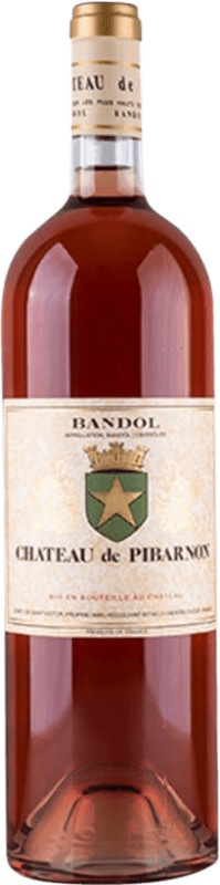 85,95 € Envio grátis | Vinho rosé Château de Pibarnon Rosé A.O.C. Côtes de Provence Provença França Monastrell, Mourvèdre, Cinsault Garrafa Magnum 1,5 L