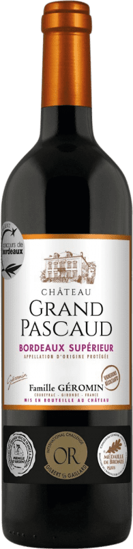 11,95 € Envoi gratuit | Vin rouge Château Grand Pascaud A.O.C. Bordeaux Bordeaux France Merlot, Cabernet Sauvignon, Cabernet Franc Bouteille 75 cl