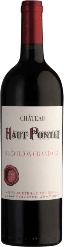 35,95 € Envío gratis | Vino Tinto Château Haut Pontet Grand Cru A.O.C. Bordeaux Burdeos Francia Merlot Botella 75 cl