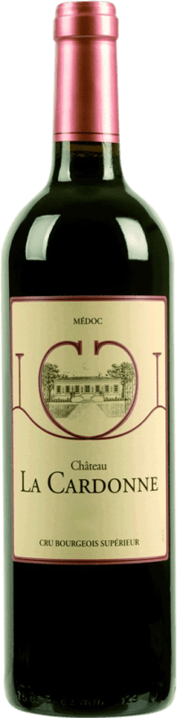 28,95 € Бесплатная доставка | Красное вино Château La Cardonne Cru Bourgeois A.O.C. Médoc Бордо Франция Merlot, Cabernet Sauvignon, Cabernet Franc бутылка 75 cl