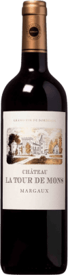 46,95 € 免费送货 | 红酒 Château La Tour de Mons A.O.C. Bordeaux 波尔多 法国 Merlot, Cabernet Sauvignon, Cabernet Franc, Petit Verdot 瓶子 75 cl