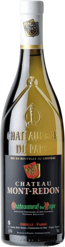 54,95 € 免费送货 | 白酒 Château Mont-Redon Blanc A.O.C. Châteauneuf-du-Pape 罗纳 法国 Grenache, Picapoll, Bourboulenc, Clairette Blanche 瓶子 75 cl