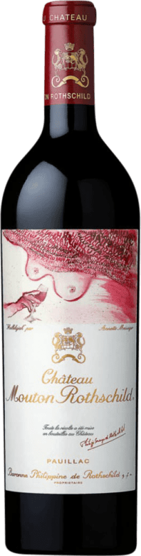 746,95 € Kostenloser Versand | Rotwein Château Mouton-Rothschild A.O.C. Bordeaux Bordeaux Frankreich Flasche 75 cl