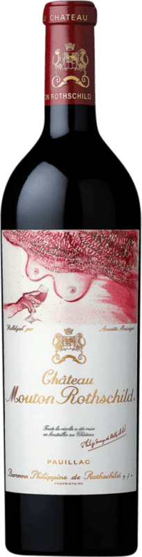 709,95 € Spedizione Gratuita | Vino Rosso Château Mouton-Rothschild A.O.C. Bordeaux bordò Francia 75 cl