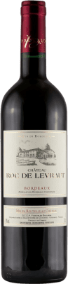 10,95 € Бесплатная доставка | Красное вино Château Roc de Levraut A.O.C. Bordeaux Бордо Франция Merlot — Мерло, Cabernet Sauvignon — Каберне Совиньон 75 cl