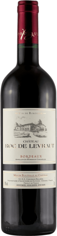 10,95 € Envoi gratuit | Vin rouge Château Roc de Levraut A.O.C. Bordeaux Bordeaux France Merlot, Cabernet Sauvignon Bouteille 75 cl