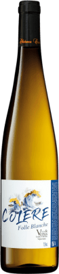 10,95 € Free Shipping | White wine Chéreau Carré Colère Folle Blanche Vices Vertus Loire France Follec White Bottle 75 cl Alcohol-Free