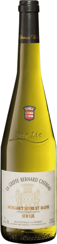 12,95 € Бесплатная доставка | Белое вино Chéreau Carré La Griffe Bernard Chereau Sur Lies — На осадке A.O.C. Muscadet-Sèvre et Maine Луара Франция Melon de Bourgogne 75 cl