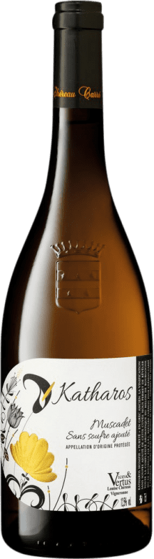19,95 € Kostenloser Versand | Weißwein Chéreau Carré Katharos A.O.C. Crémant de Loire Loire Frankreich Melon de Bourgogne 75 cl