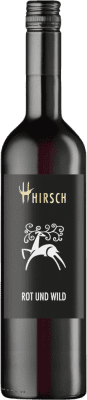 14,95 € 免费送货 | 红酒 Christian Hirsch Rot und Wild I.G. Baden Baden-Württemberg 德国 Merlot, Cabernet, Lemberger 瓶子 75 cl