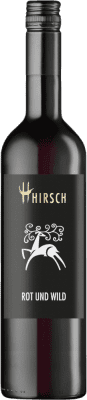 13,95 € Kostenloser Versand | Rotwein Christian Hirsch Rot und Wild I.G. Baden Baden-Württemberg Deutschland Merlot, Cabernet, Lemberger Flasche 75 cl