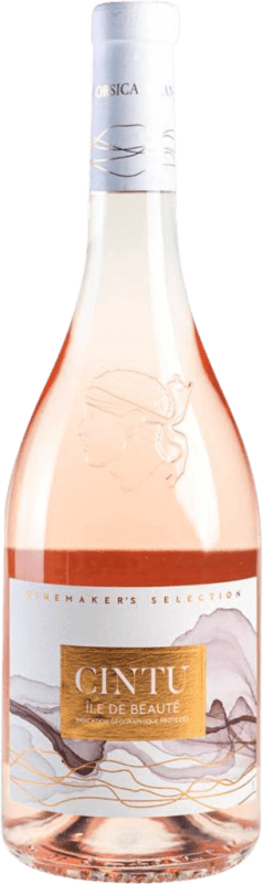 7,95 € Envío gratis | Vino Rosado Cintu I.G.P. Île de Beauté Francia Syrah, Garnacha, Sciacarello 75 cl