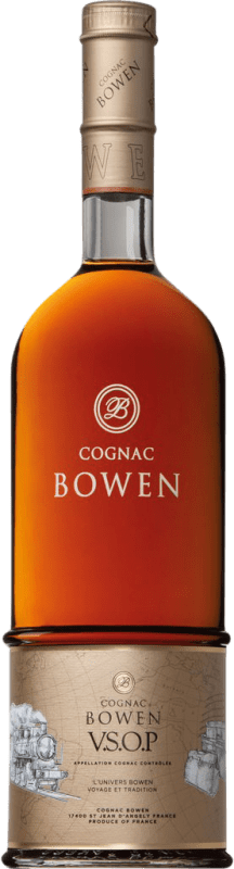 86,95 € Kostenloser Versand | Cognac Bowen VSOP A.O.C. Cognac Frankreich Follec Weiß, Ugni Blanco, Colombard 5 Jahre Flasche 70 cl