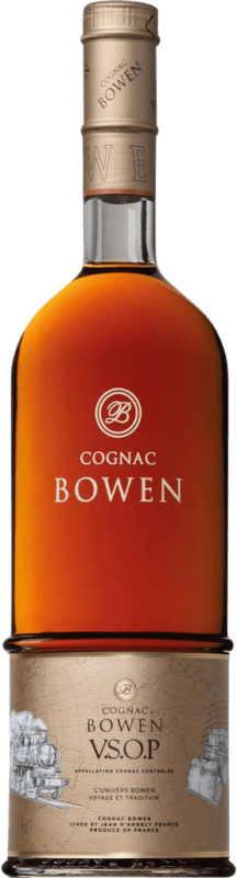 115,95 € Envío gratis | Coñac Bowen VSOP Very Superior Old Pale — Muy Superior Viejo A.O.C. Cognac Francia Follec, Ugni, Colombard 5 Años 70 cl