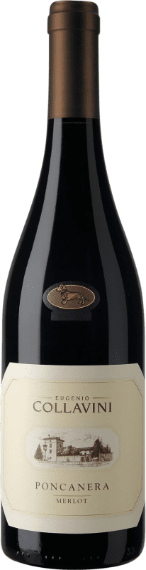 15,95 € Бесплатная доставка | Красное вино Collavini Poncanera I.G.T. Friuli - Venezia Giulia Венето Италия Merlot — Мерло Бутылка 75 cl