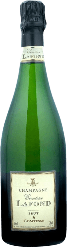 65,95 € Envio grátis | Espumante branco Comtesse Lafond Brut A.O.C. Champagne Champagne França Pinot Preto, Chardonnay, Pinot Meunier Garrafa 75 cl