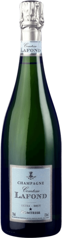 69,95 € Spedizione Gratuita | Spumante bianco Comtesse Lafond Brut Extra A.O.C. Champagne champagne Francia Pinot Nero, Chardonnay Bottiglia 75 cl