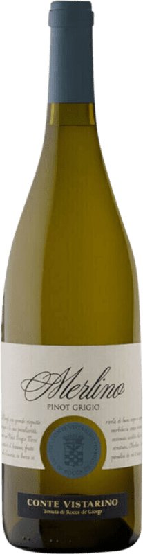 17,95 € 免费送货 | 白酒 Conte Vistarino Merlino I.G.T. Lombardia 伦巴第 意大利 Pinot Grey 瓶子 75 cl