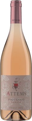 17,95 € Envío gratis | Vino rosado Conti Attems Ramato D.O.C. Friuli Friuli-Venezia Giulia Italia Pinot Gris Botella 75 cl