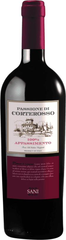 14,95 € 免费送货 | 红酒 Contri Spumanti Appassimento Passito I.G.T. Salento 意大利 Negroamaro 瓶子 75 cl