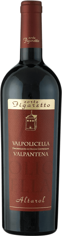15,95 € Free Shipping | Red wine Corte Figaretto Valpantena D.O.C. Valpolicella Venecia Italy Nebbiolo, Corvina, Corvinone, Molinara, Oseleta, Croatina Bottle 75 cl