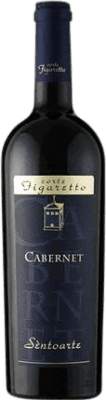 27,95 € Kostenloser Versand | Rotwein Corte Figaretto Sentoarte I.G.T. Venezia Venecia Italien Cabernet Sauvignon Flasche 75 cl