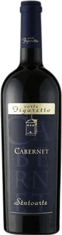 29,95 € 免费送货 | 红酒 Corte Figaretto Sentoarte I.G.T. Venezia Venecia 意大利 Cabernet Sauvignon 瓶子 75 cl