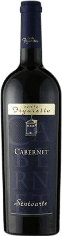 27,95 € Kostenloser Versand | Rotwein Corte Figaretto Sentoarte I.G.T. Venezia Venecia Italien Cabernet Sauvignon Flasche 75 cl