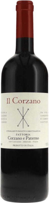 36,95 € 免费送货 | 红酒 Corzano e Paterno Rosso I.G.T. Toscana 托斯卡纳 意大利 Cabernet Sauvignon, Sangiovese 瓶子 75 cl