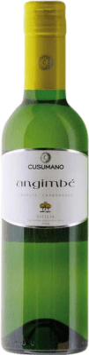 8,95 € Spedizione Gratuita | Vino bianco Cusumano Angimbé D.O.C. Sicilia Sicilia Italia Chardonnay, Insolia Mezza Bottiglia 37 cl