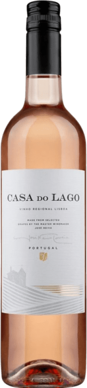 8,95 € Spedizione Gratuita | Vino Rosato D.F.J. José Neiva Correia Casa do Lago Rosé — Rosato I.G. Vinho Regional de Lisboa Lisboa Portogallo Cabernet Sauvignon, Pinot Nero, Nebbiolo, Caladoc, Alfrocheiro 75 cl