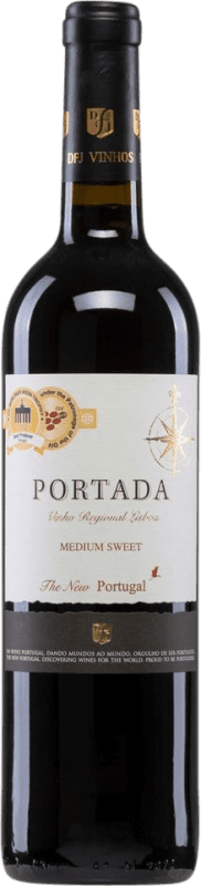 10,95 € 免费送货 | 红葡萄酒 D.F.J. José Neiva Correia Portada Medium Sweet — 半甜型 I.G. Vinho Regional de Lisboa Lisboa 葡萄牙 Cabernet Sauvignon — 赤霞珠, Tinta Roriz, Caladoc — 卡拉多克, Castelão — 卡斯特朗, Alicante Bouschet 75 cl
