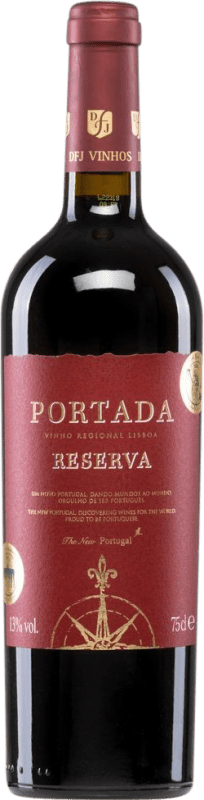 9,95 € Kostenloser Versand | Rotwein D.F.J. José Neiva Correia Portada Tinto Reserve I.G. Vinho Regional de Lisboa Lisboa Portugal Syrah, Touriga Nacional, Tannat, Caladoc, Alicante Bouschet Flasche 75 cl