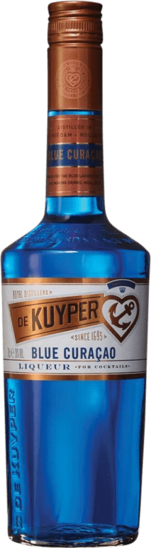 21,95 € Envío gratis | Curaçao De Kuyper Blue — Edición Azul Países Bajos 70 cl